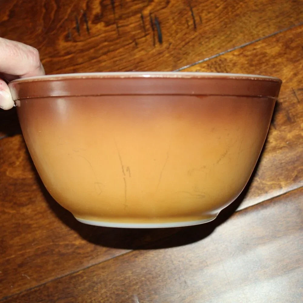 Vintage Pyrex Old Orchard 3 Piece Nesting Mixing Bowl Set 401, 402 & 403